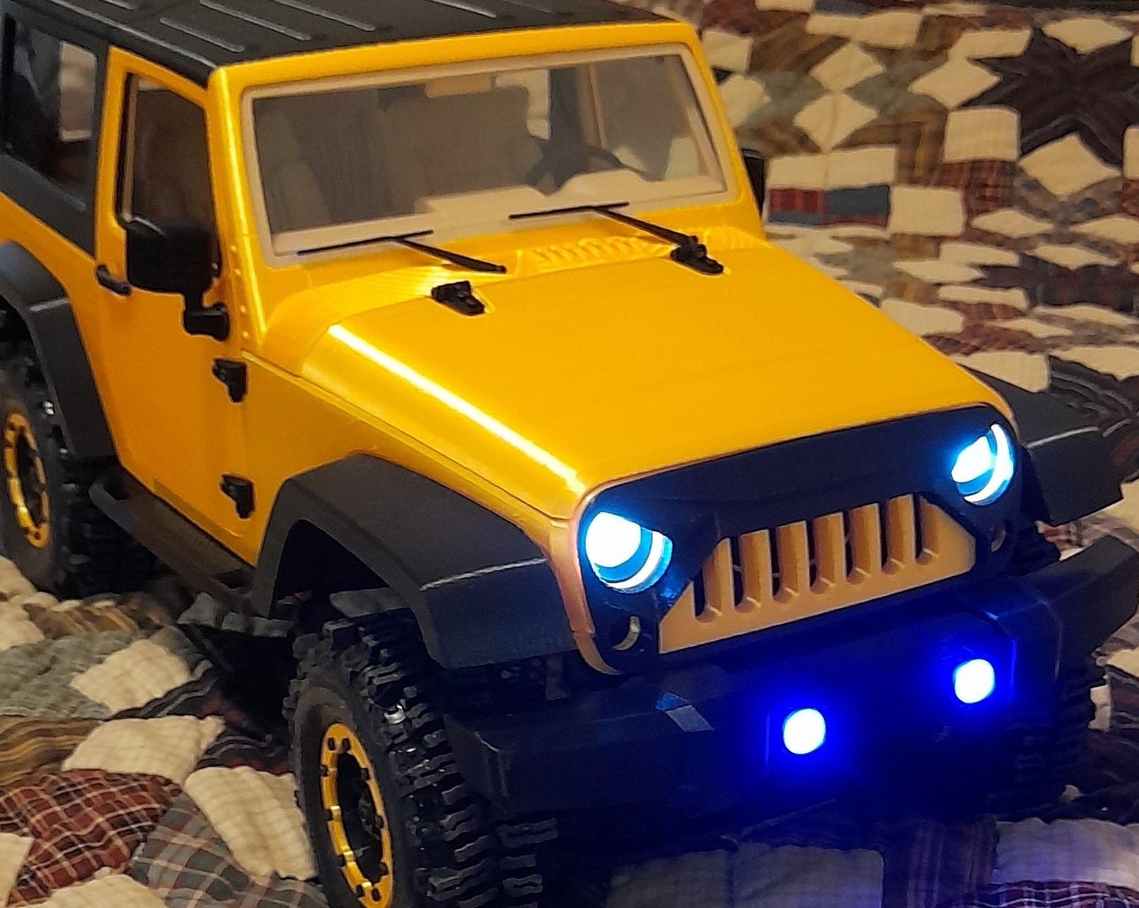 3DSETS Rancher  Tail lights , Head lights , fog lights  for 5mm leds  , Head light lens , modified front bumper  for led fog lights