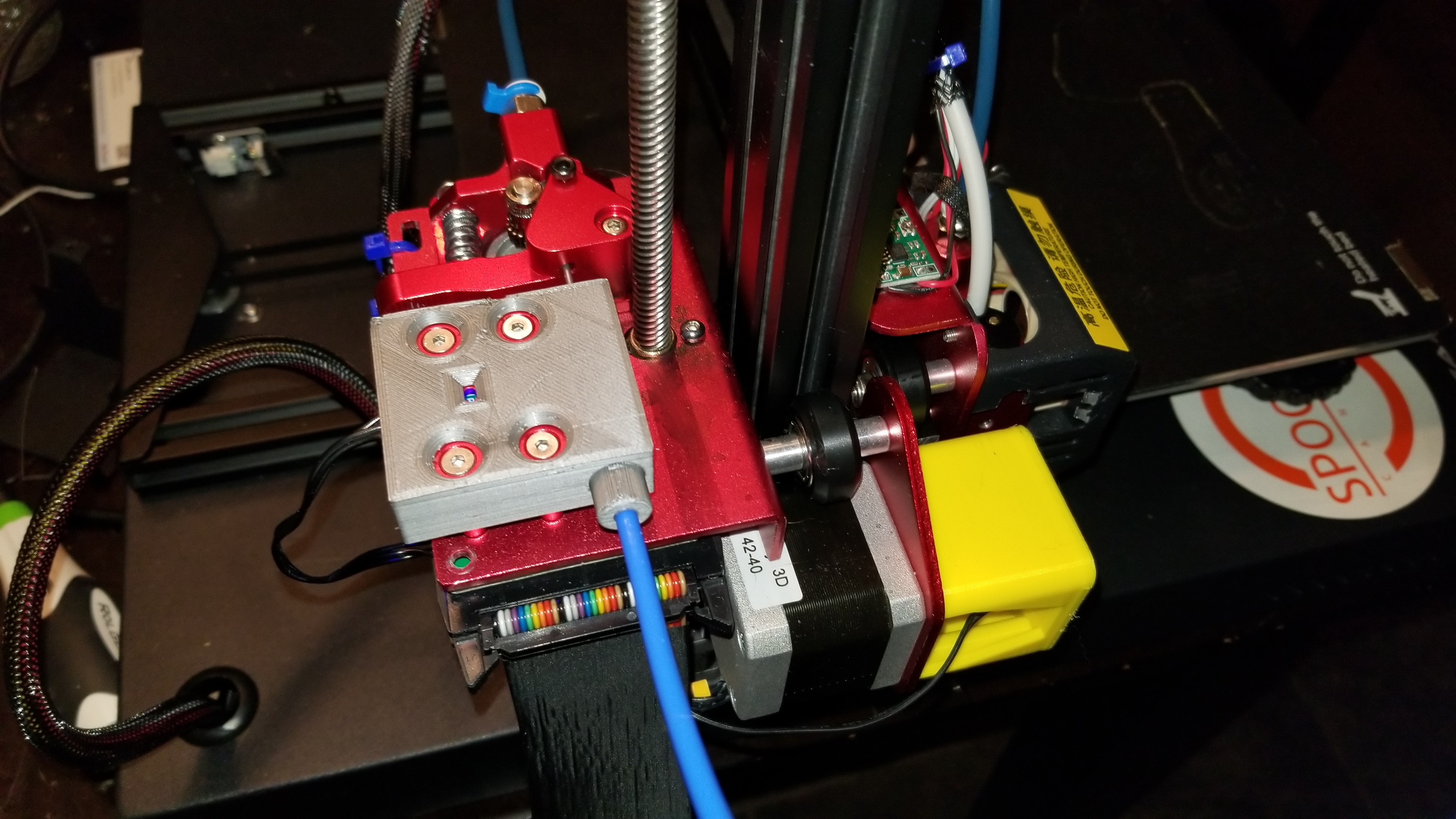 CR-10S Pro filament feed remix
