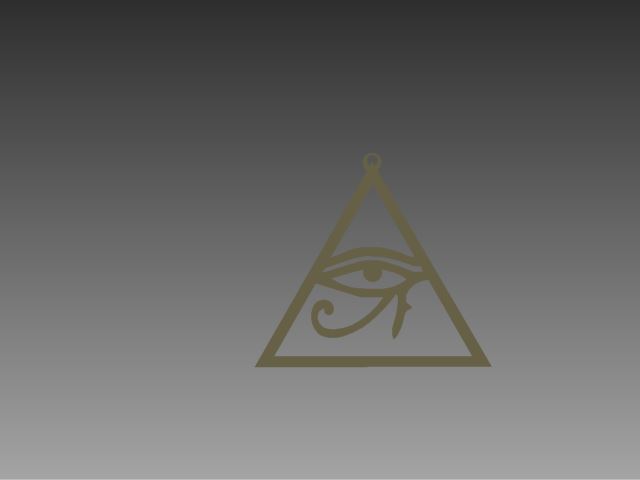 illuminati Necklace Pendant