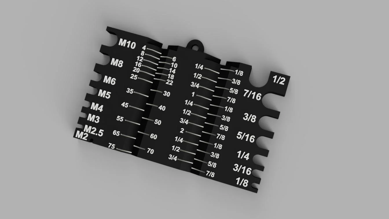 Screw measuring tool