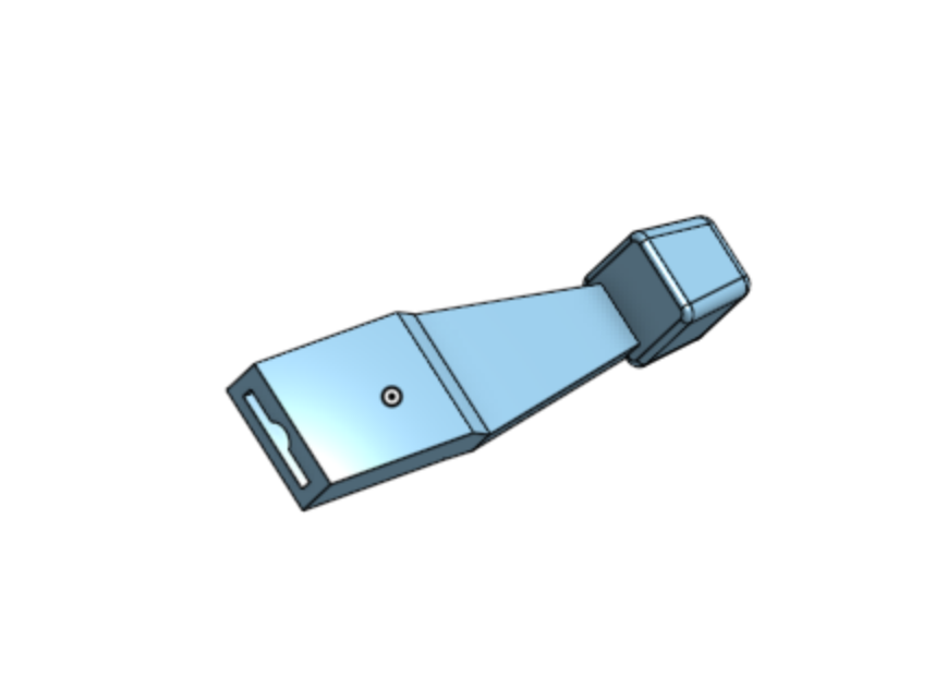 VW bus heater lever