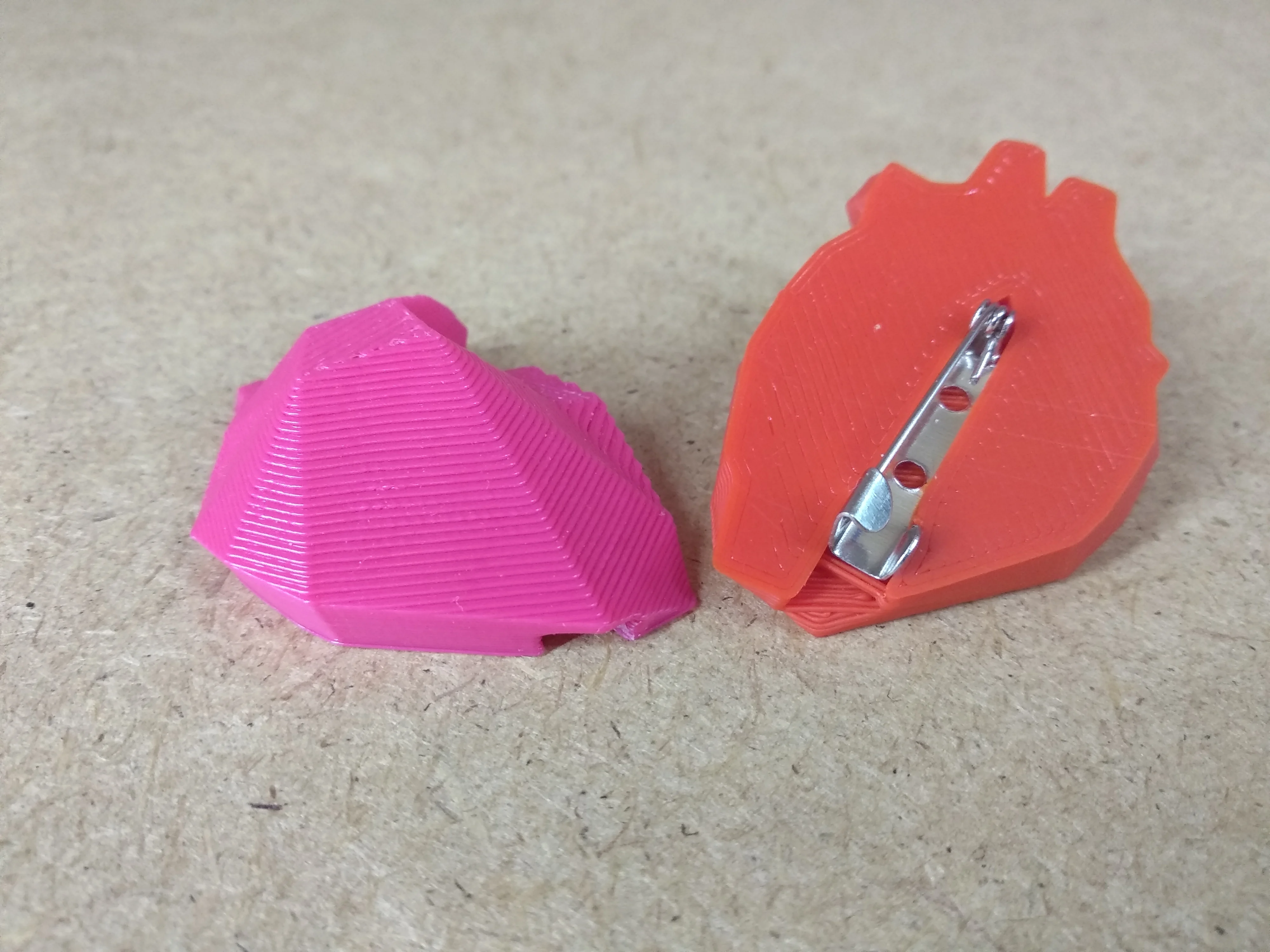 Brooch template