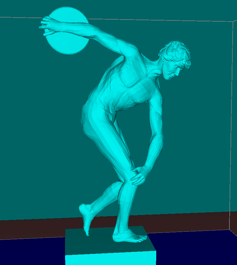Discus throw man