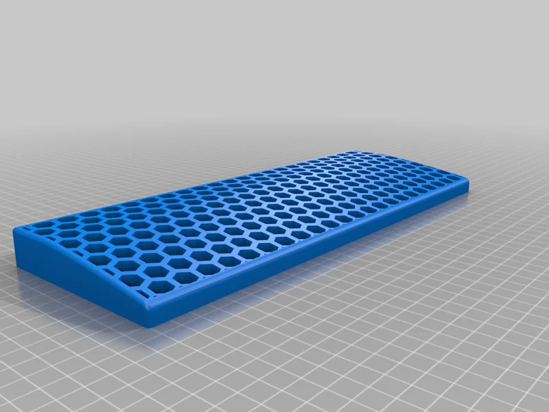 Keyboard Wrist Rest (Keychron K2) - Hexagon Pattern