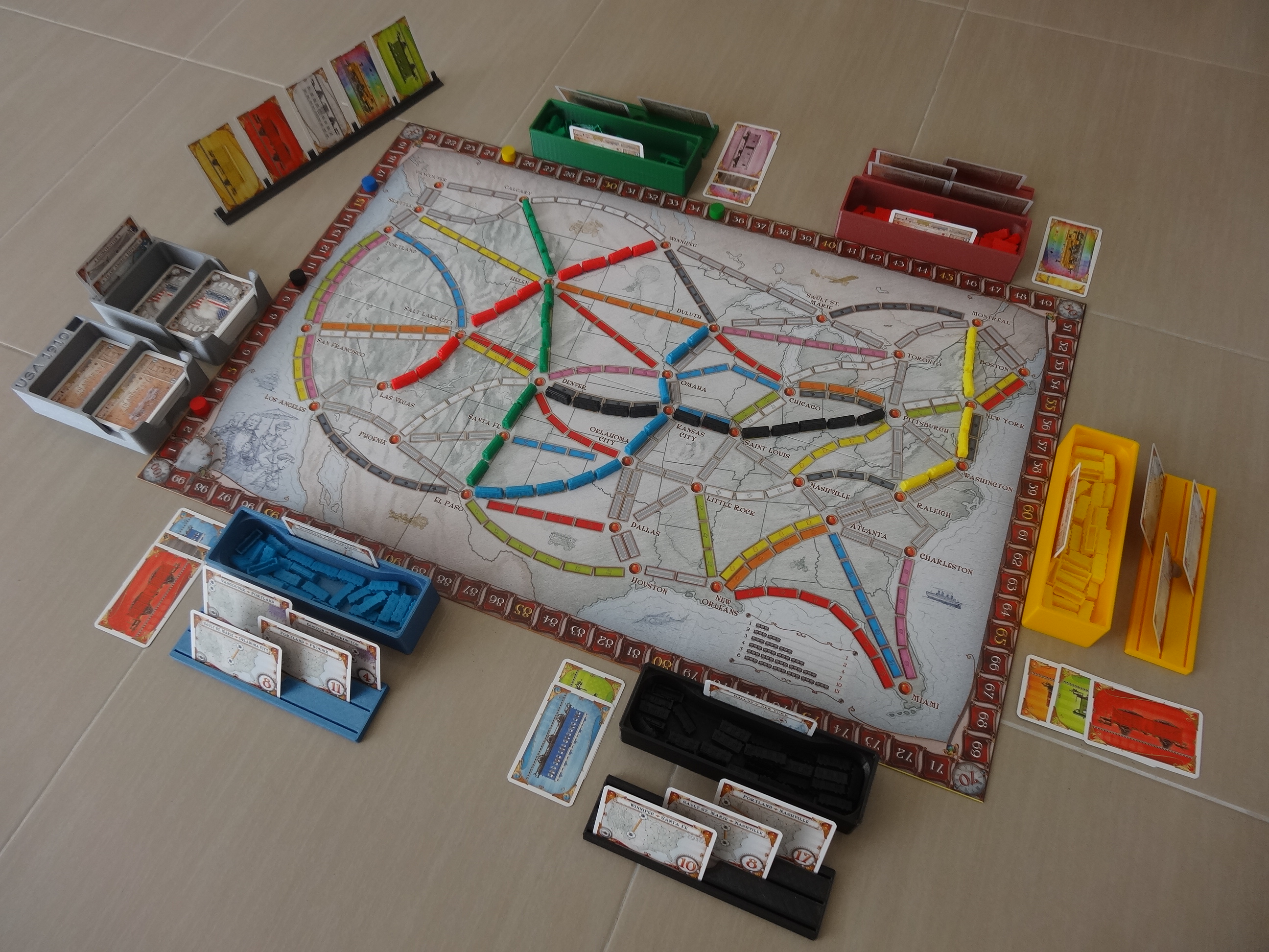 Ticket to ride USA 1910 - Les aventuriers du rail USA 1910