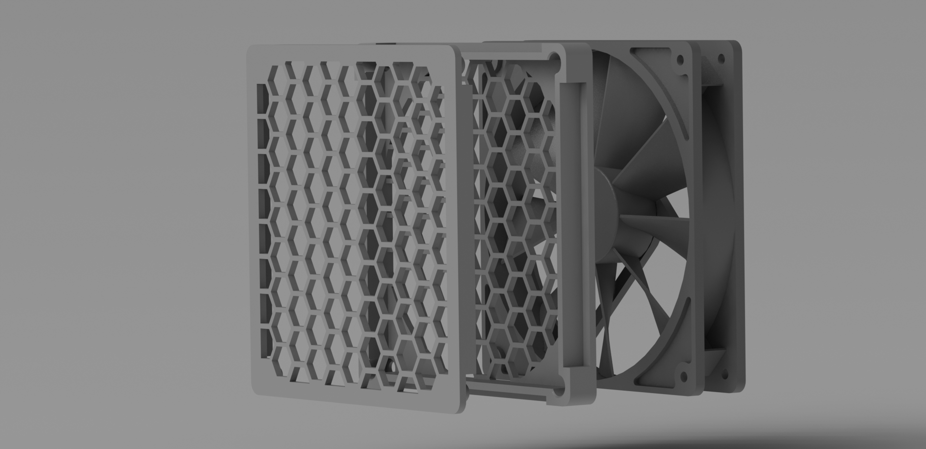 Filter Housing for 140 mm Fan