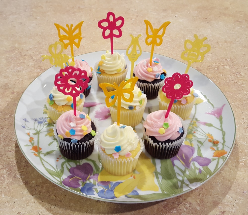 Spring Flower, Butterfly and Bee Multi Purpose Picks