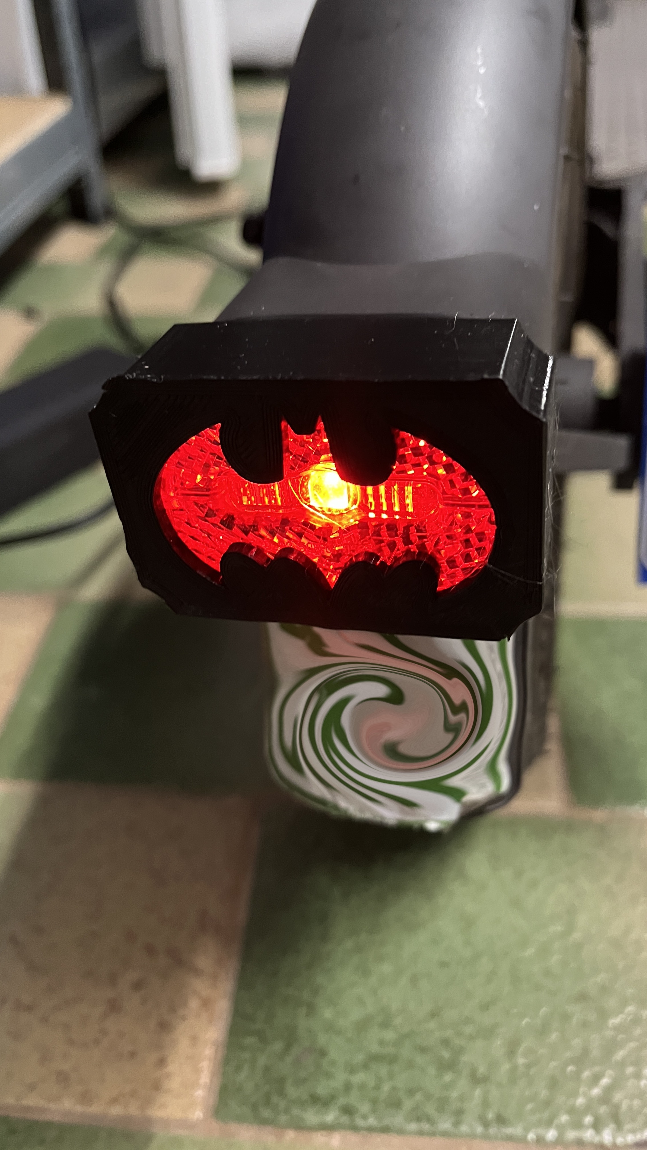 Xiaomi Mi Scooter 1S Rearlight Cover in Batman Style