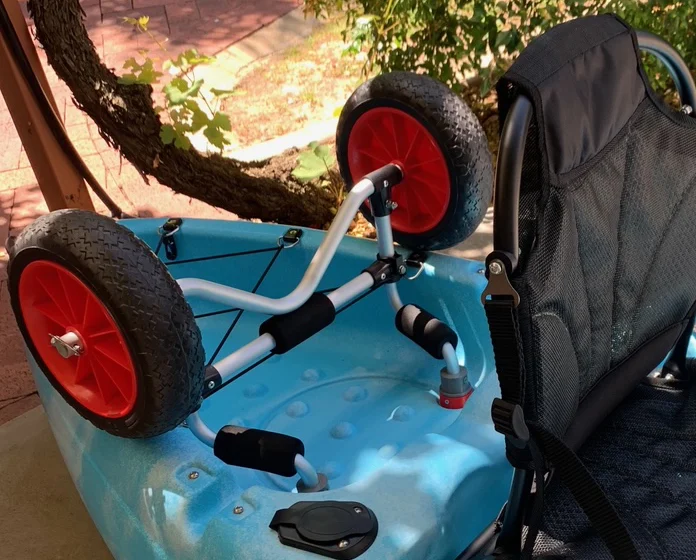 Tamar 2.8m Kayak Trolley Wheel Modifications