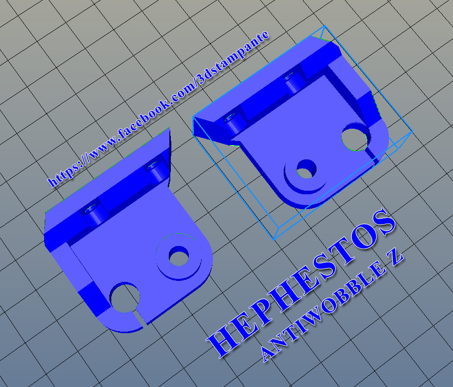 ANTIWOBBLE BLOCCO ASSE Z HEPHESTOS PRUSA I3
