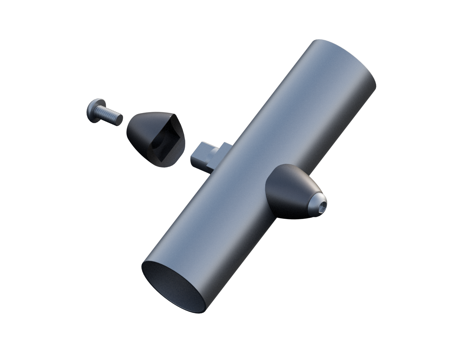 Downtube shifter boss cover