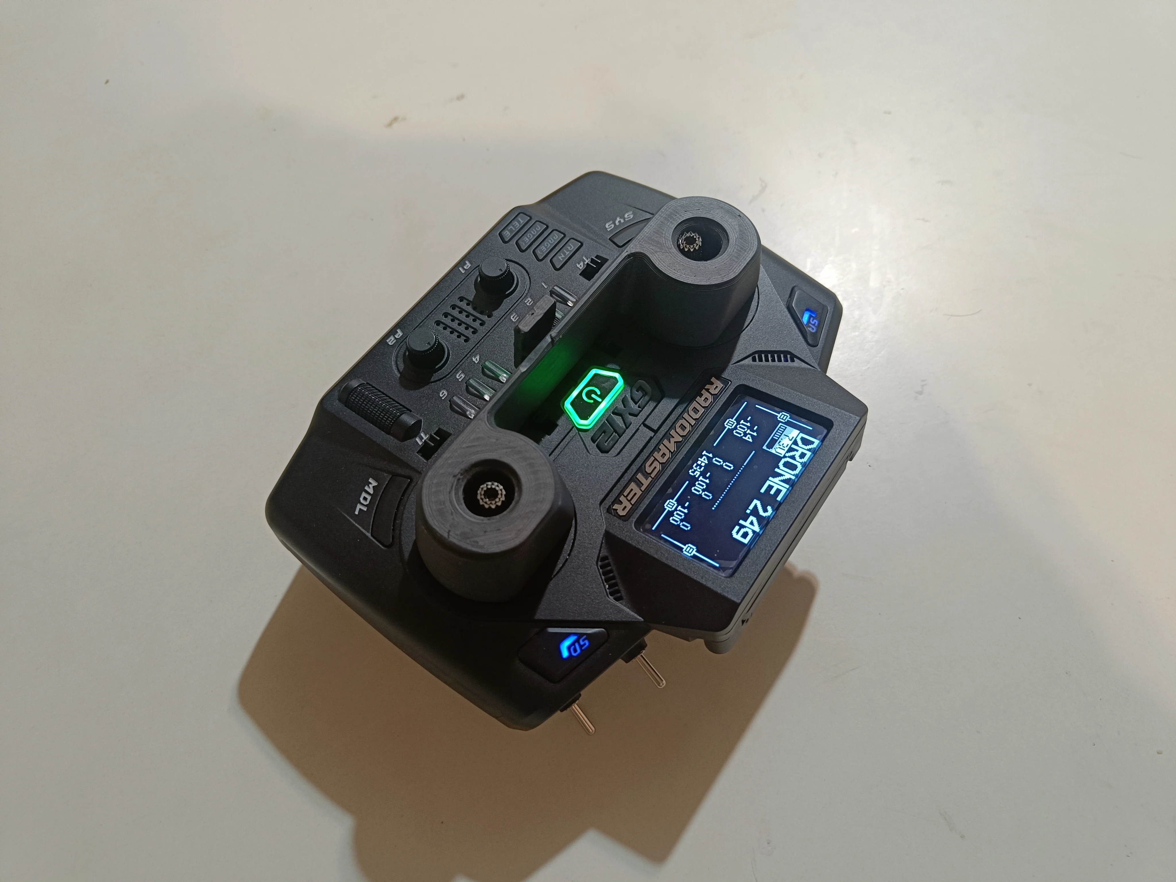 Radiomaster GX12 stick, gimbal protection.