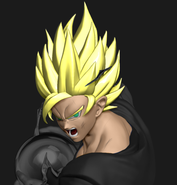 Goku Head SSJ2