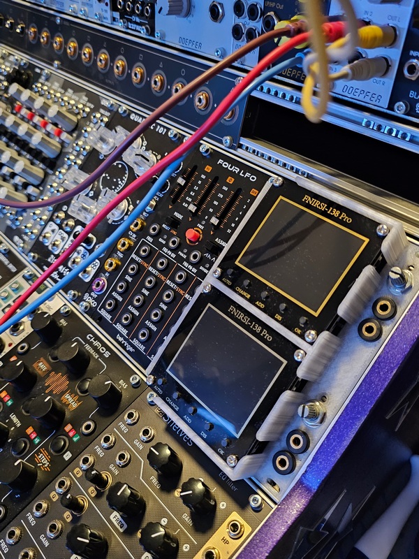 Fnirsi 138 pro - Oszillocsope Eurorack Mount