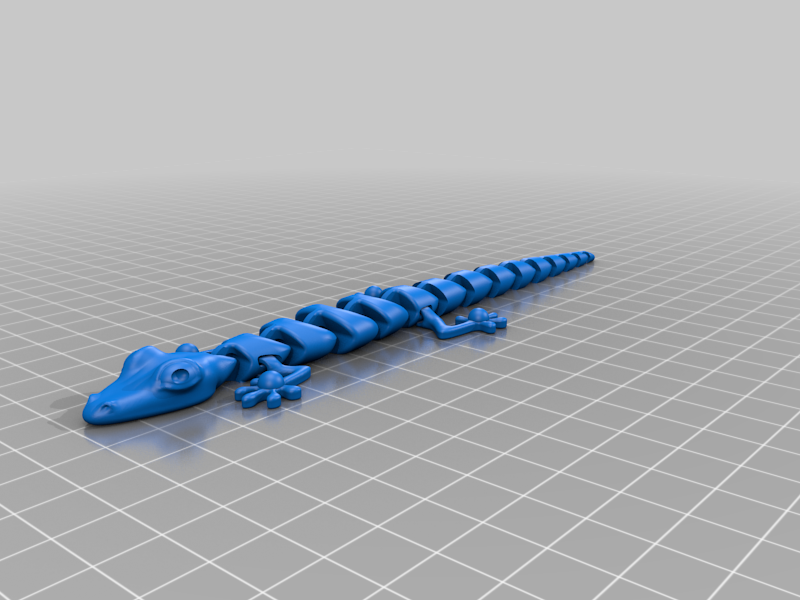 Sargantana articulada amb imants / Articulated lizard with magnets