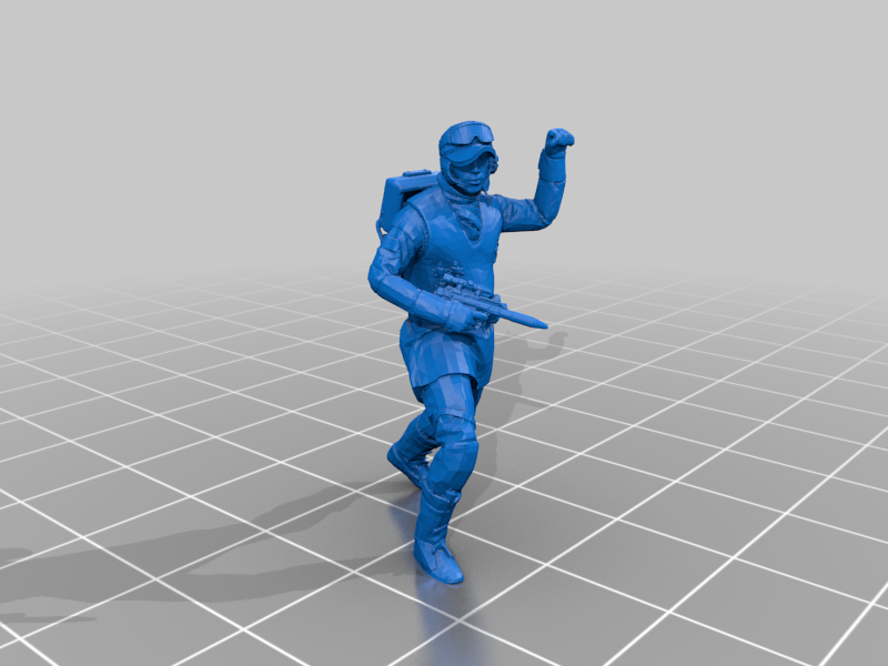 Rebel Hoth Trooper - Star Wars Army Men