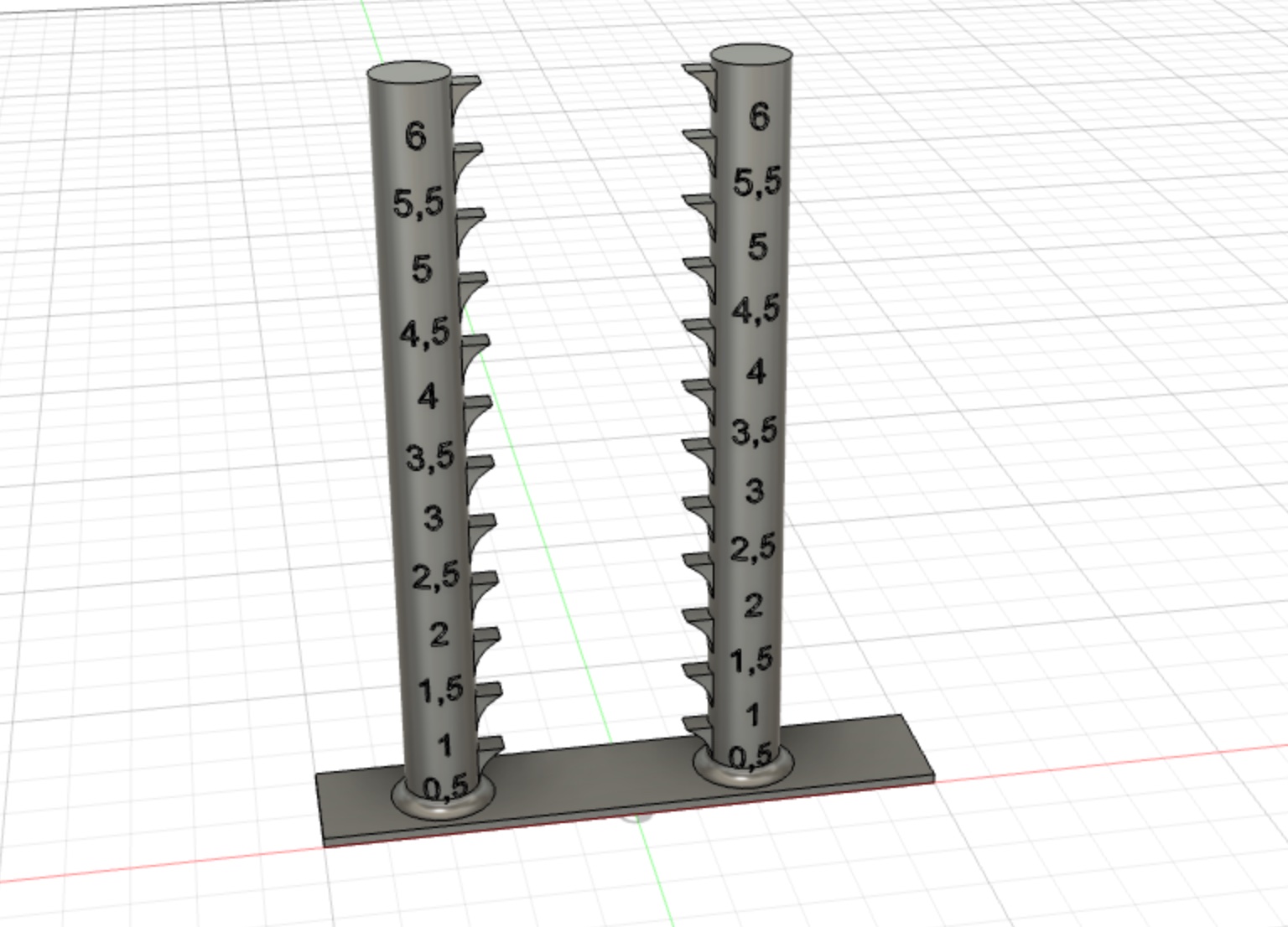 Simple Stringing Test 0.5 - 6mm Retraction