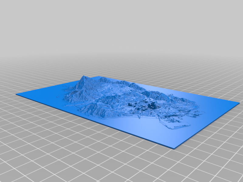 GTA V Topographic Map