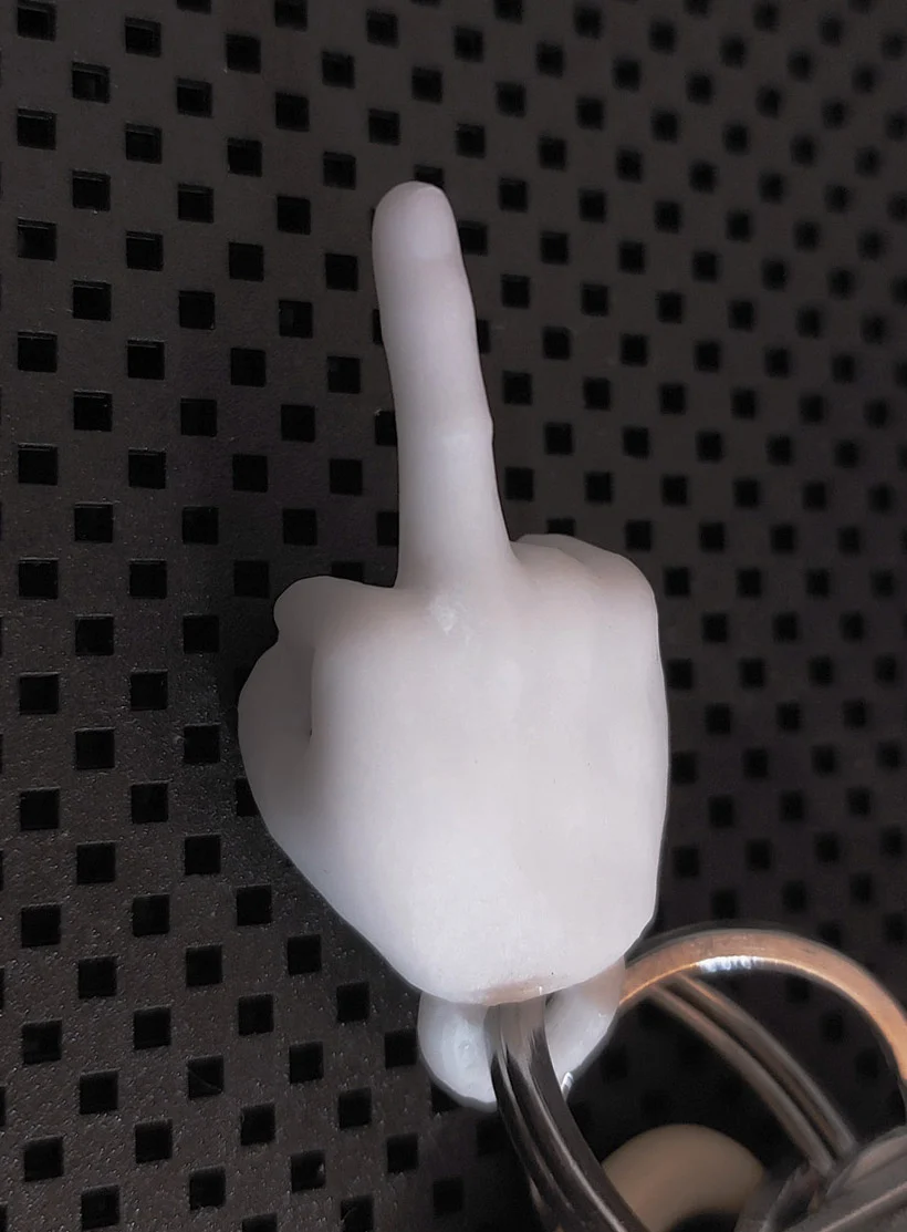 Middle-finger Keychain