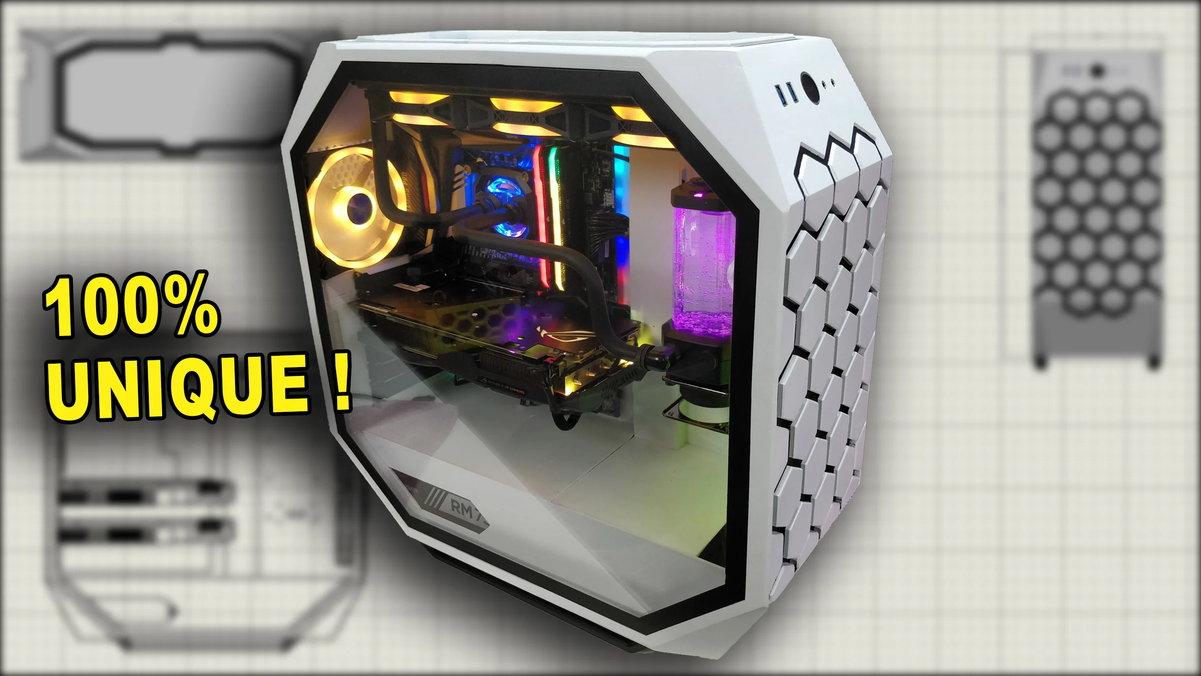 DIY 3D printed PC Case