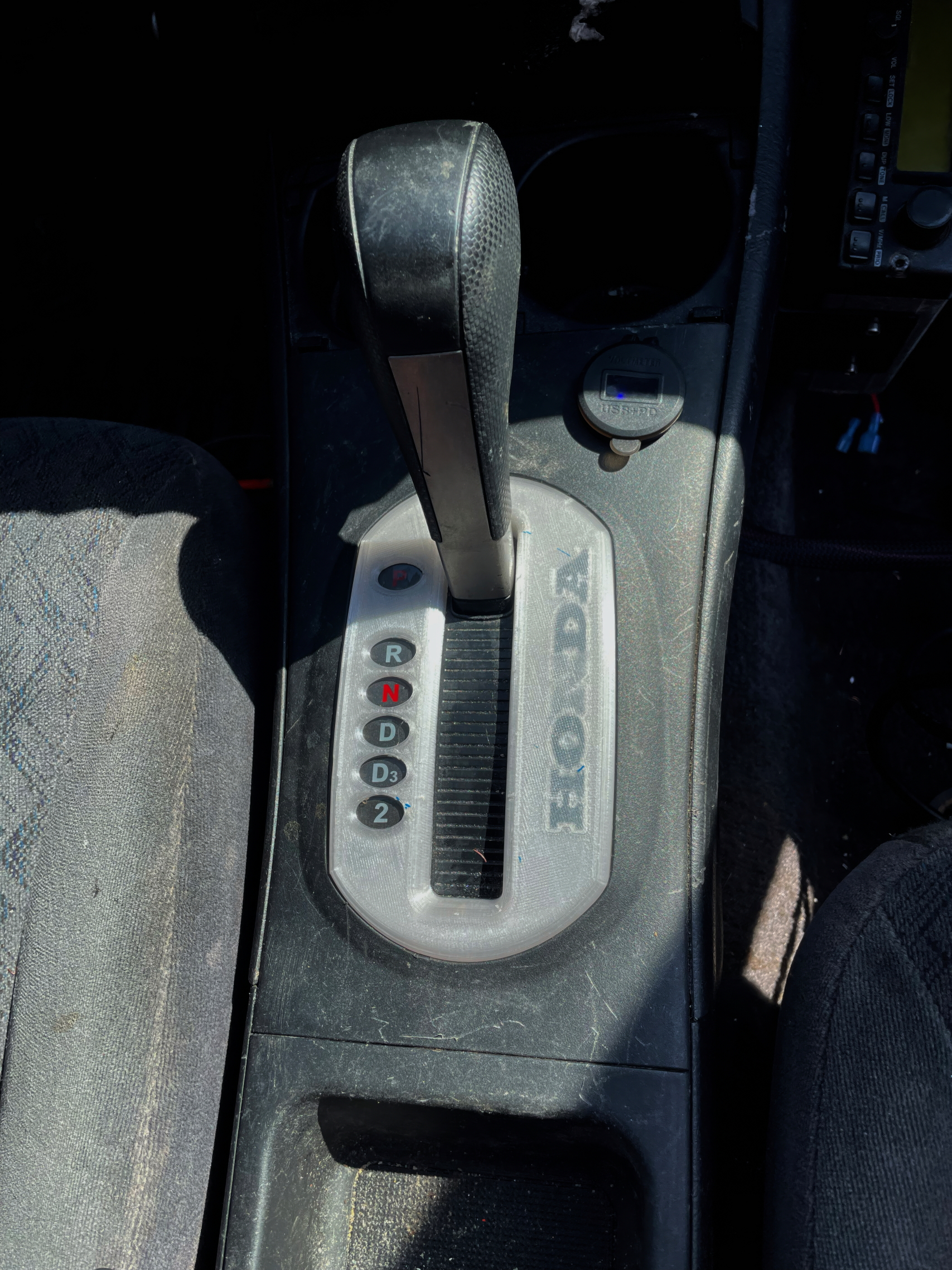 2001-2005 Honda Civic Coupe Automatic Shifter Bezel Trim