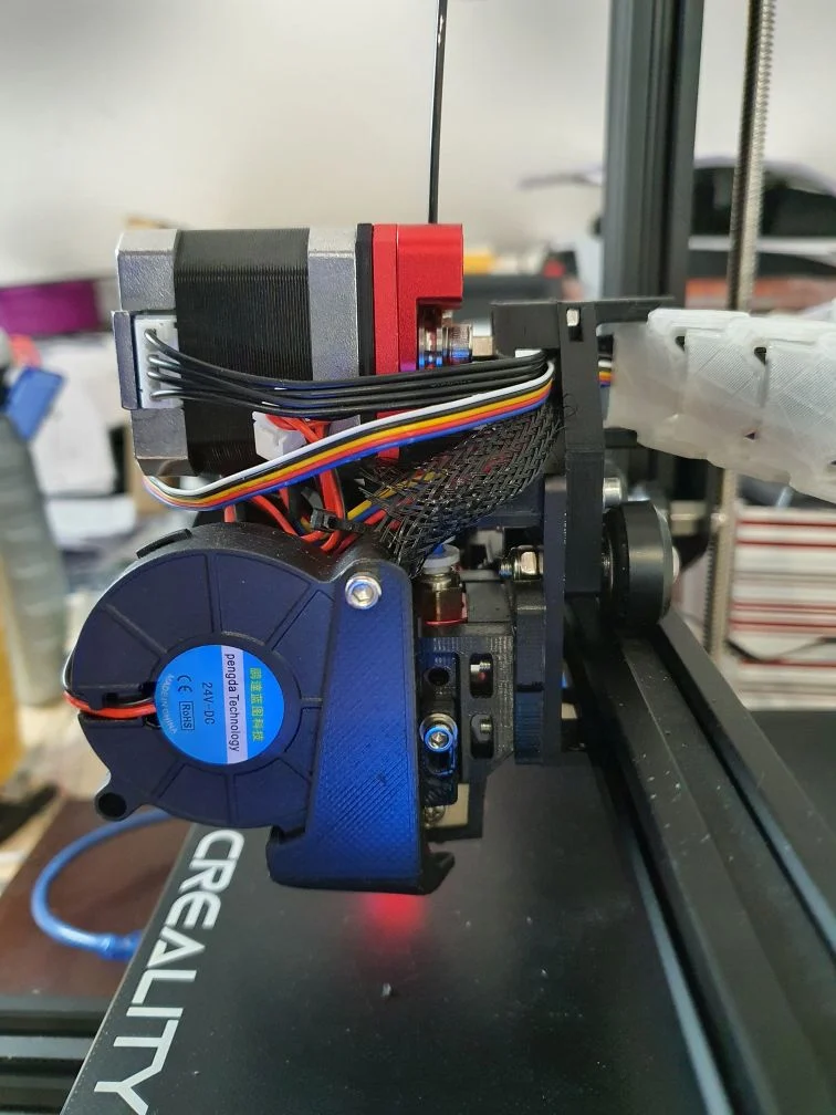 Ender 3 cablechain adapter for printermods MDD v1.3 OEM extruder on HMG5
