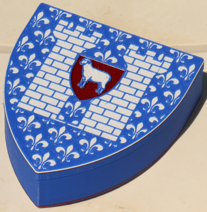 Box for Carcassonne's meeples set