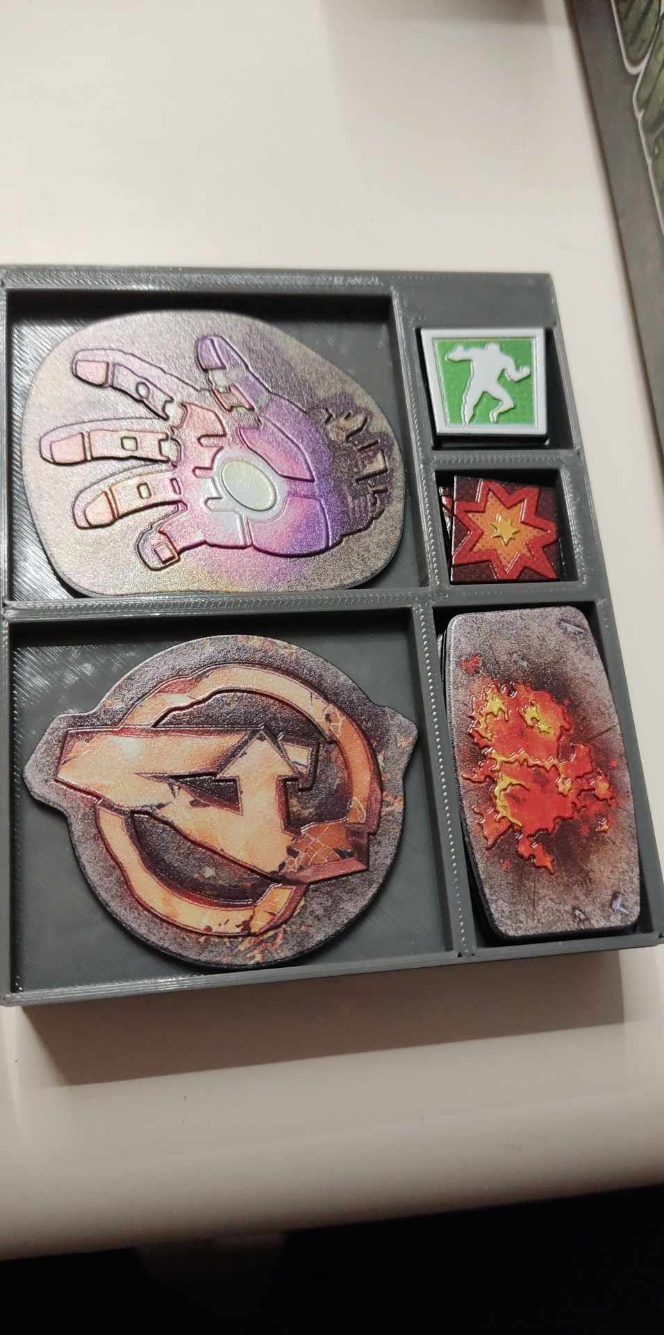 Tray Plastic tokens Marvel Zombies