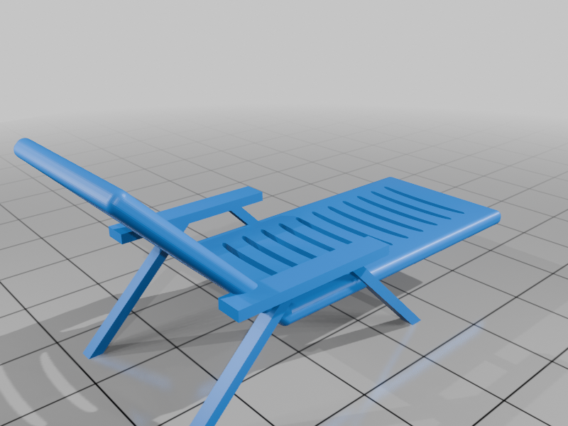 Sun Lounger for dolls/railway lay out