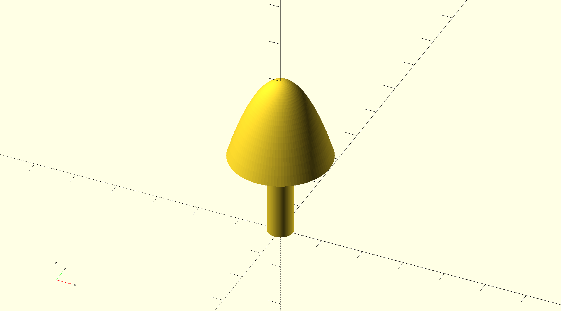Parametric Parabolic Mushroom
