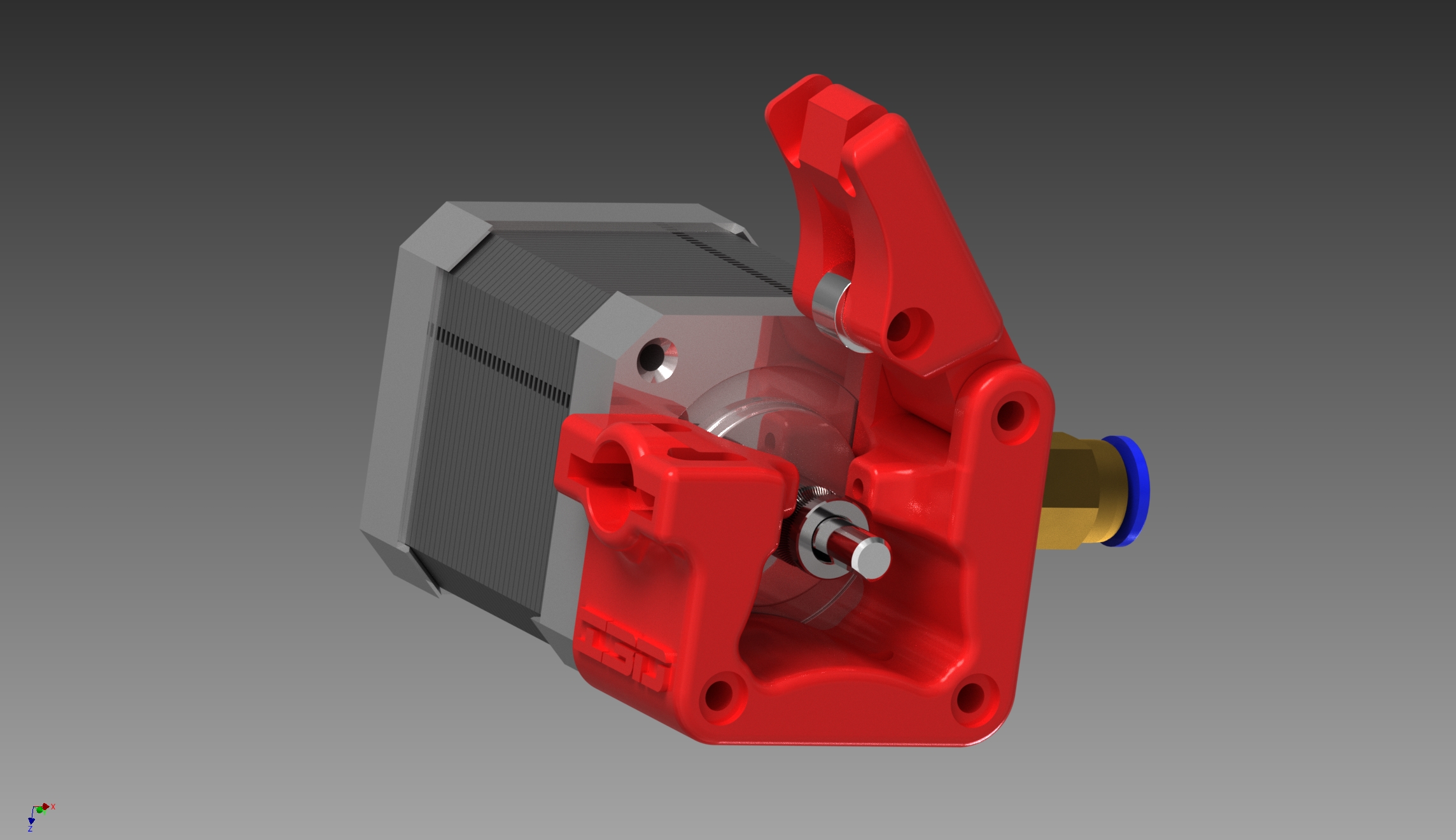 Infill 3D Bowden Direct Drive Extruder v2