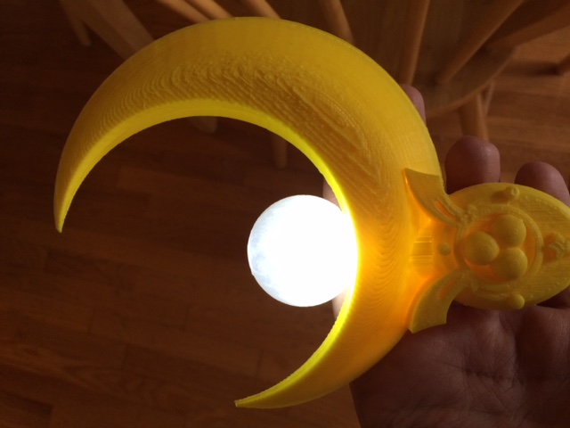 Sailor Moon Crescent Moon Healing Wand for cosplay