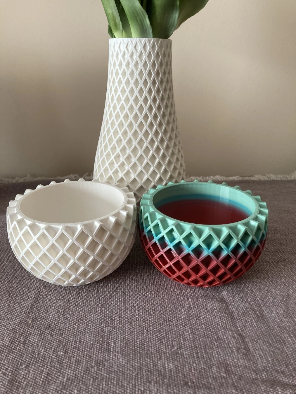 Small pot from spiral vase