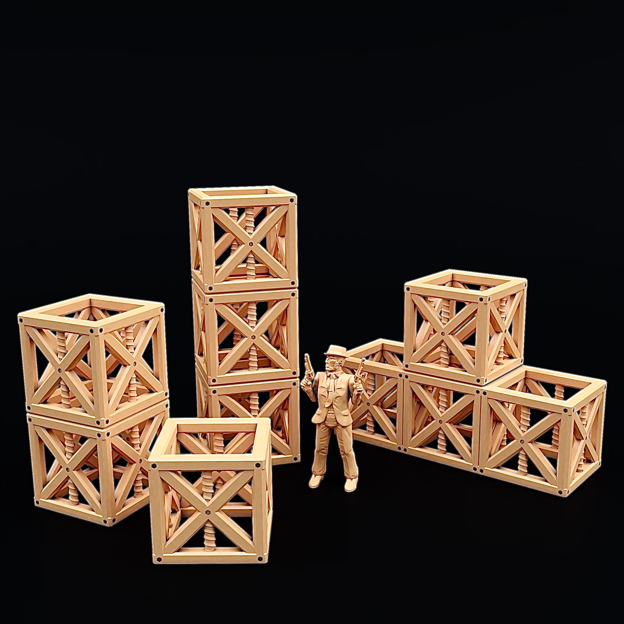 ScatterBlocks: Steel Framework
