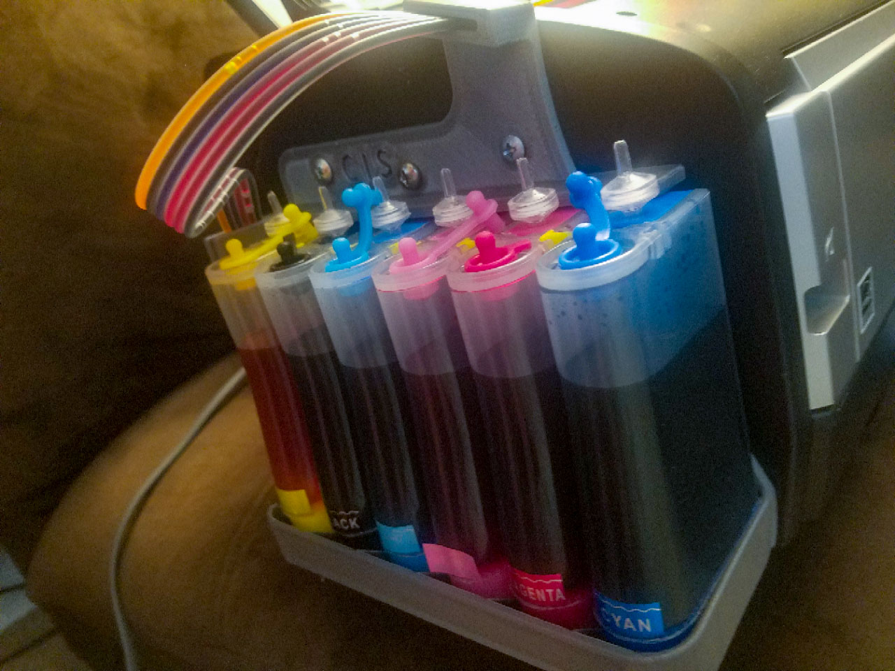 Epson 1400 CIS Ink Caddy 1390 1410 Artisan 1430