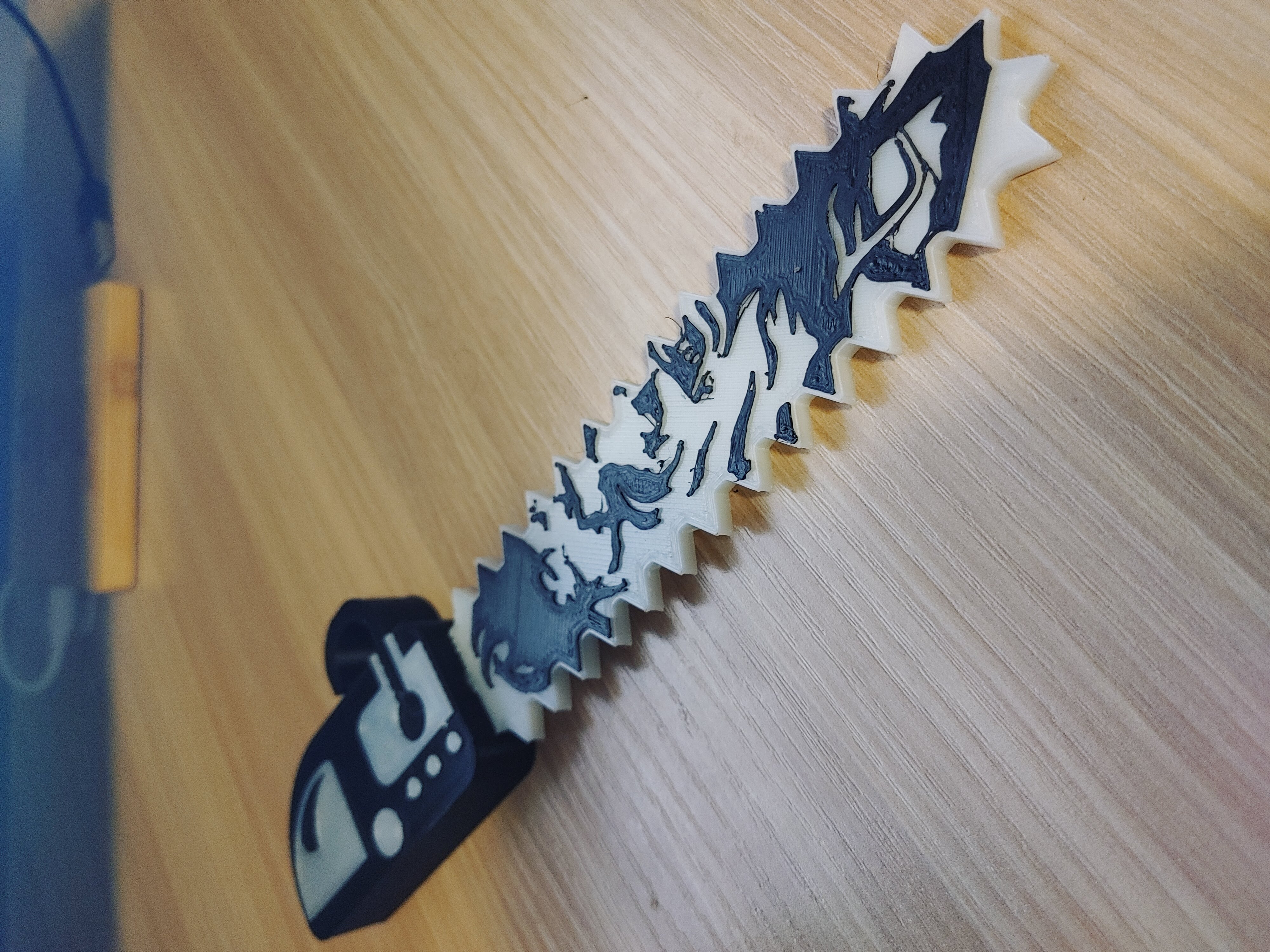 Leatherface Chainsaw Motif