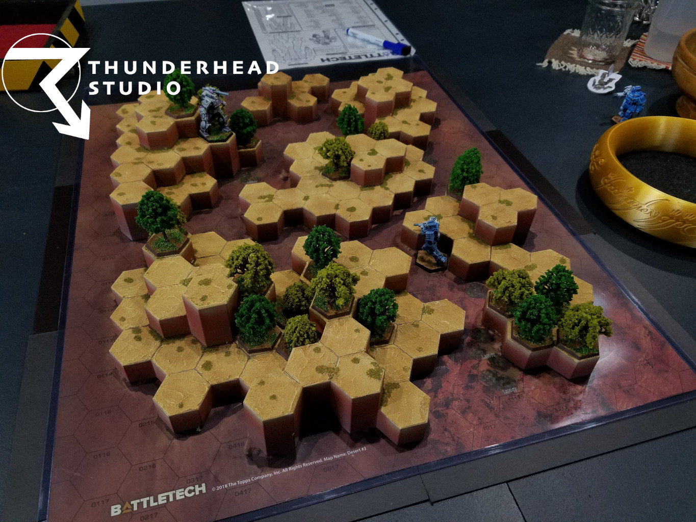 Battletech Simple Hex Hills