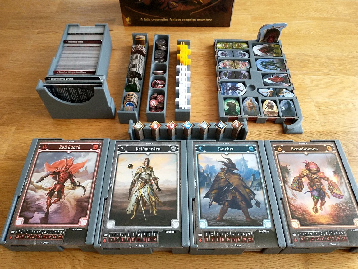 Gloomhaven: Jaws of the Lion Boardgame Box Inserts