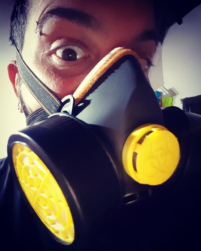 Gas mask exhaust cover 37mm scalable
