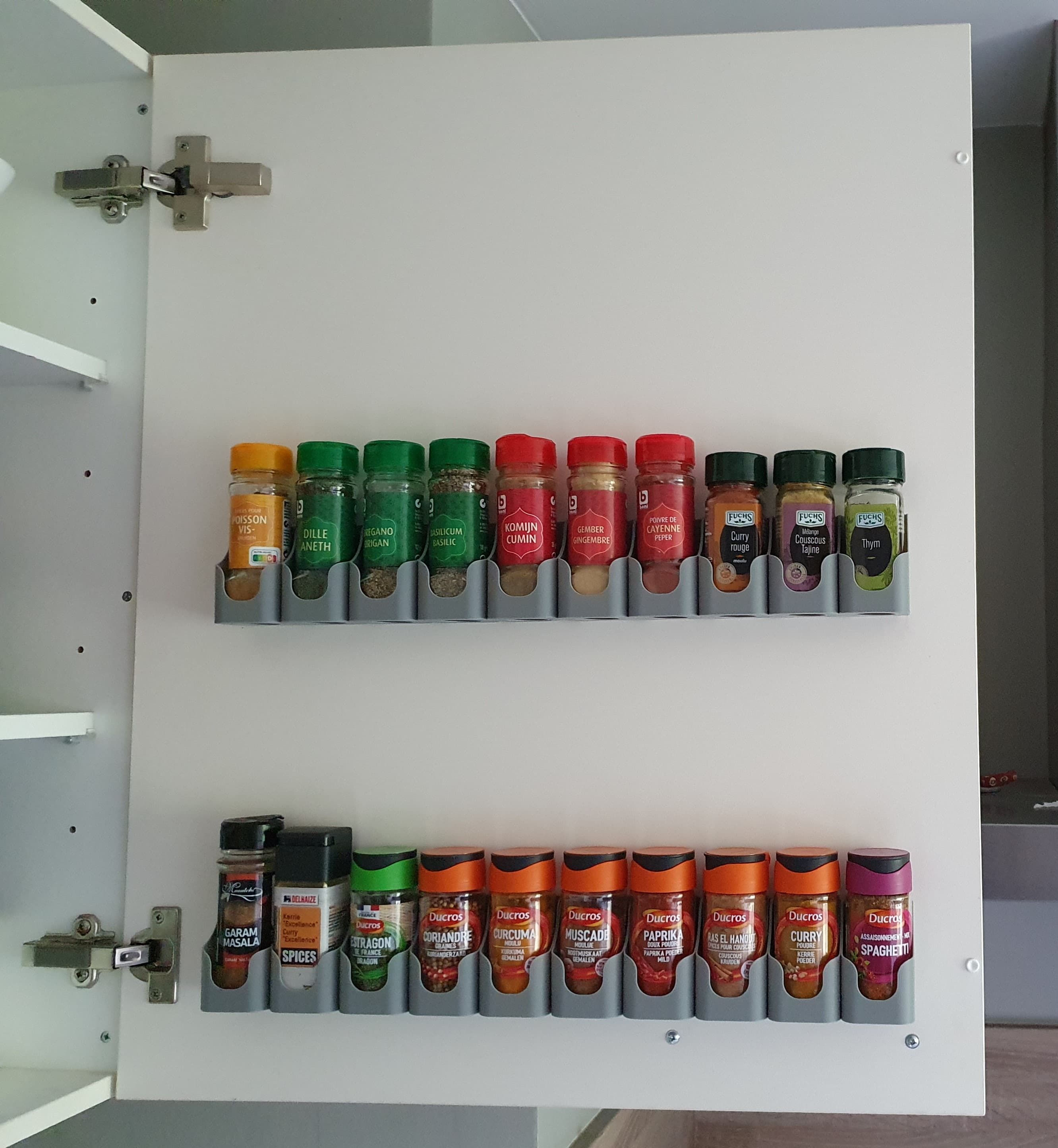 Spices holder (Colruyt, Boni, Fuchs, Ducros,...)