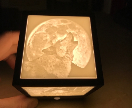 Wolf Lithophane