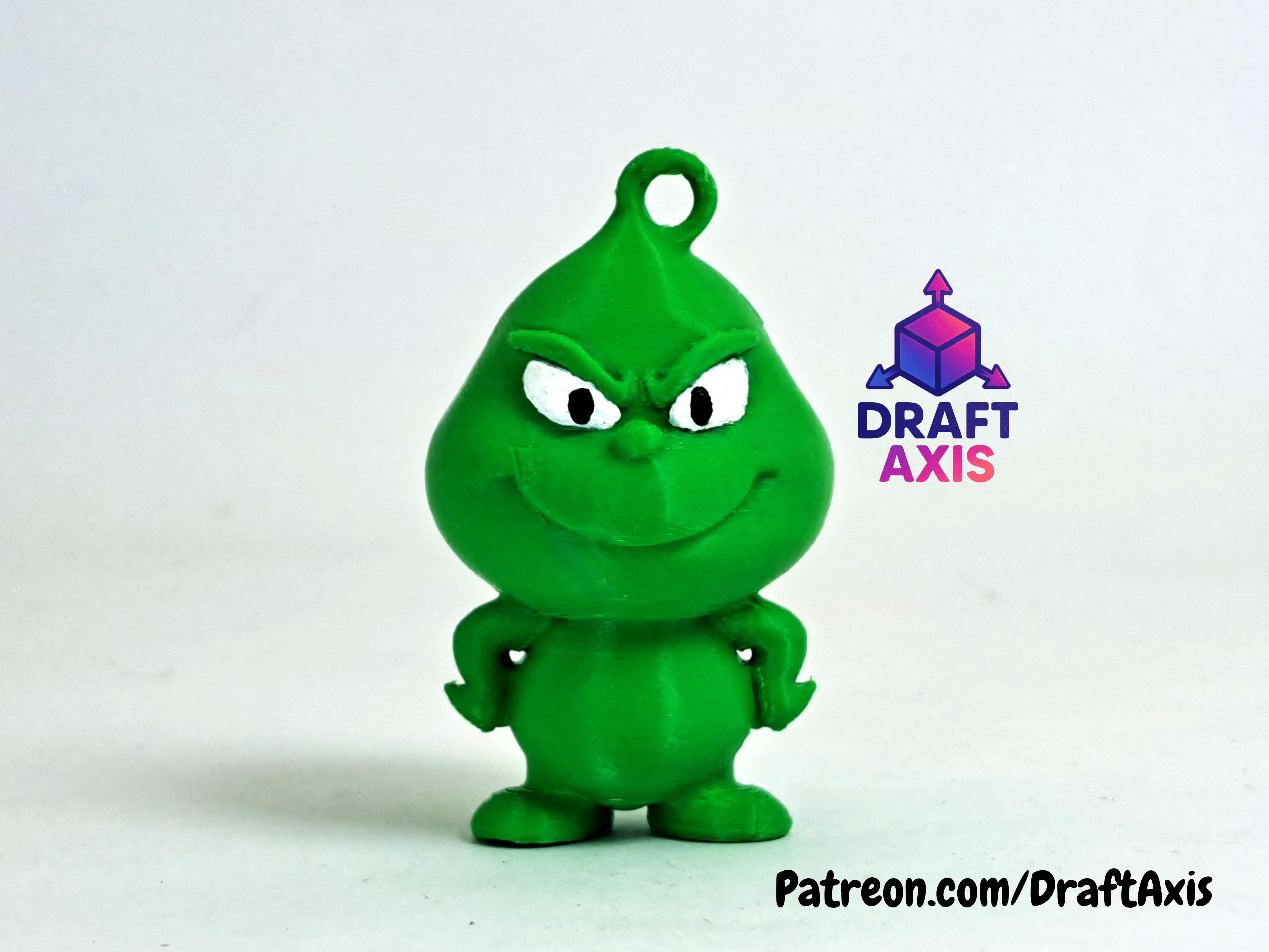 Grinch Keychain - Christmas Cute Thief