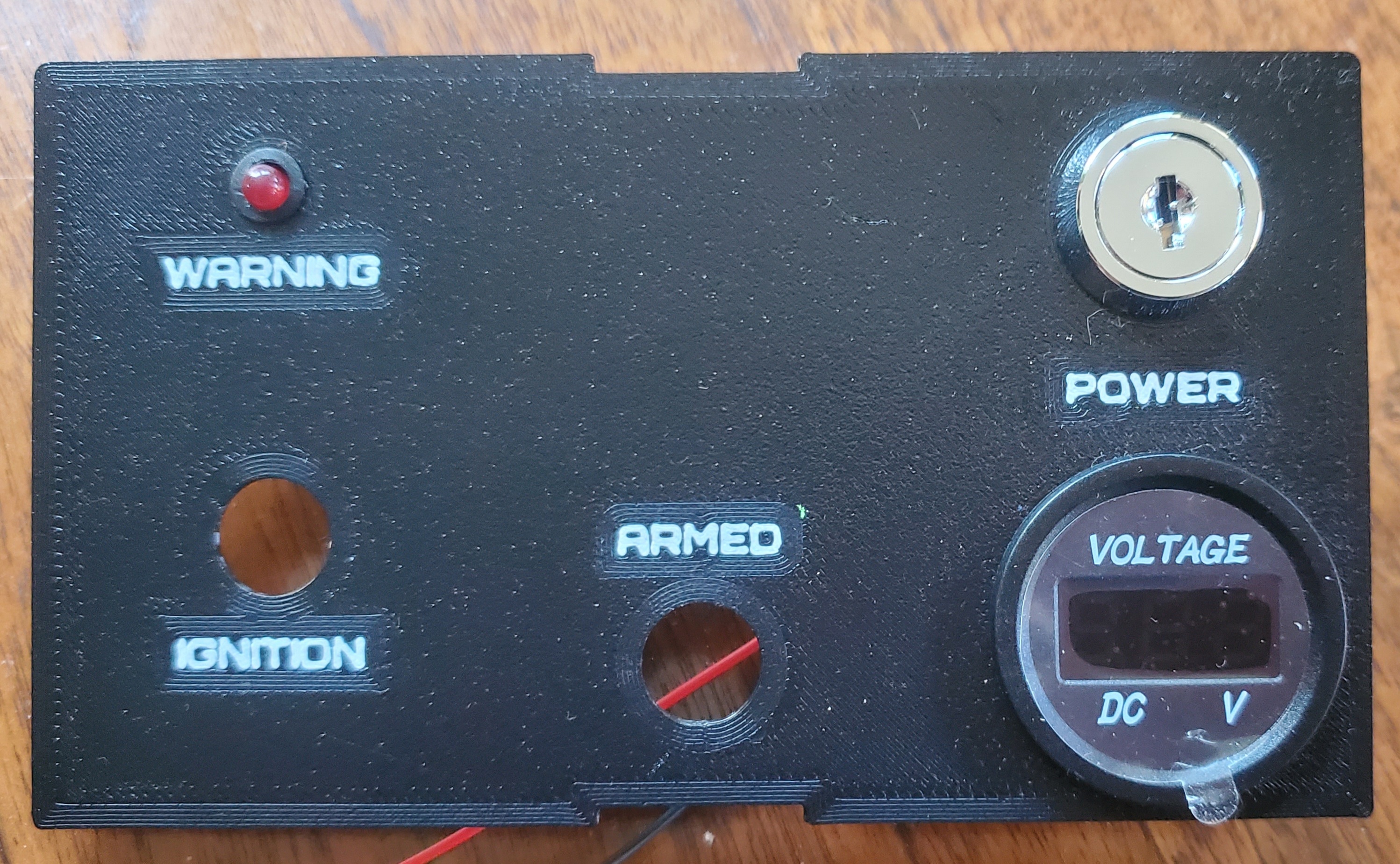 Two-Color Panel for OCHO Rocket Controller