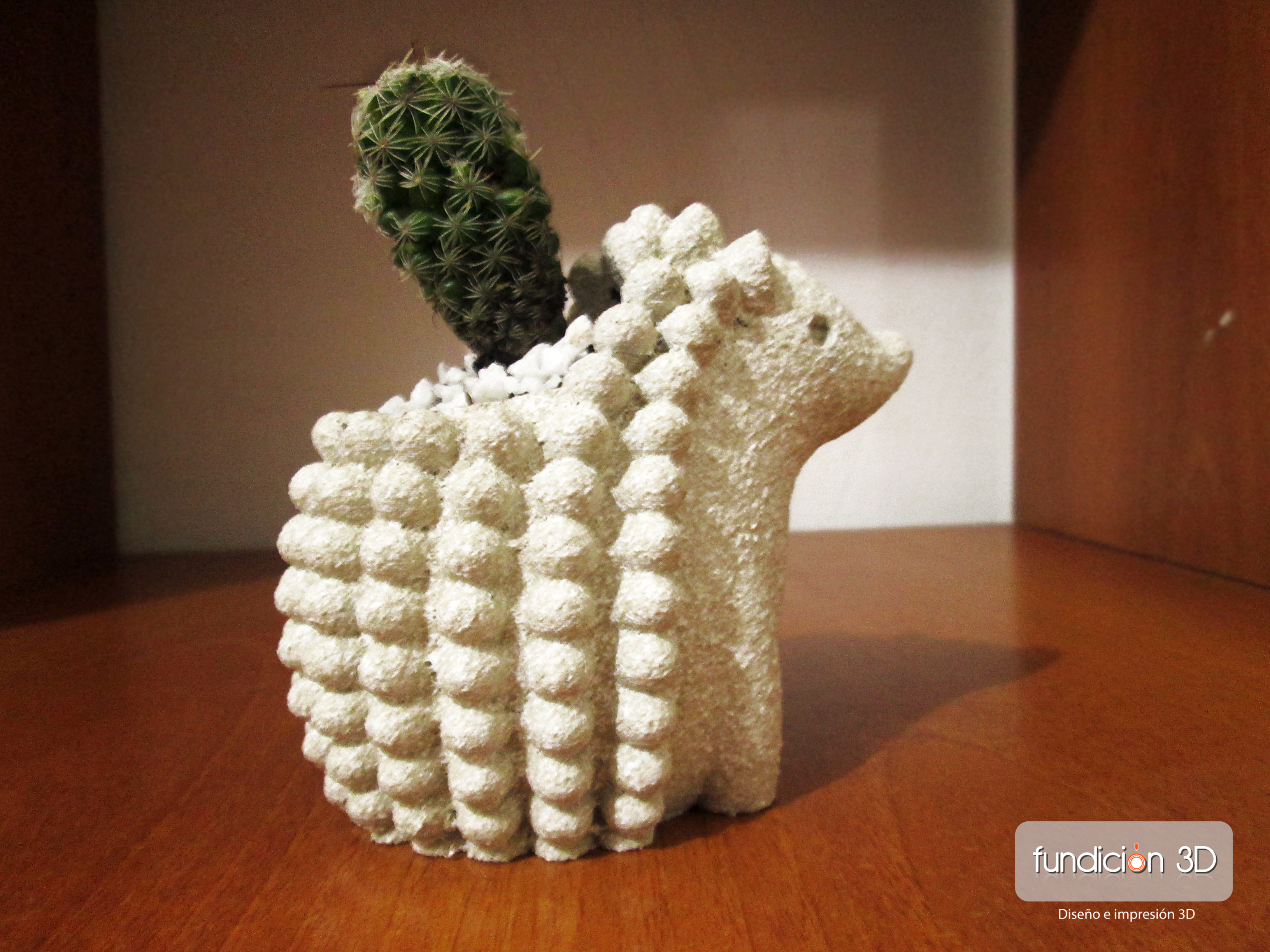 Puercoespín maceta cactus