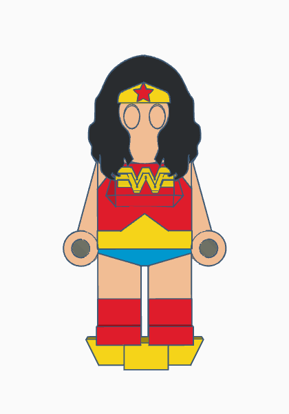 Flatminis Continued - Wonder Woman