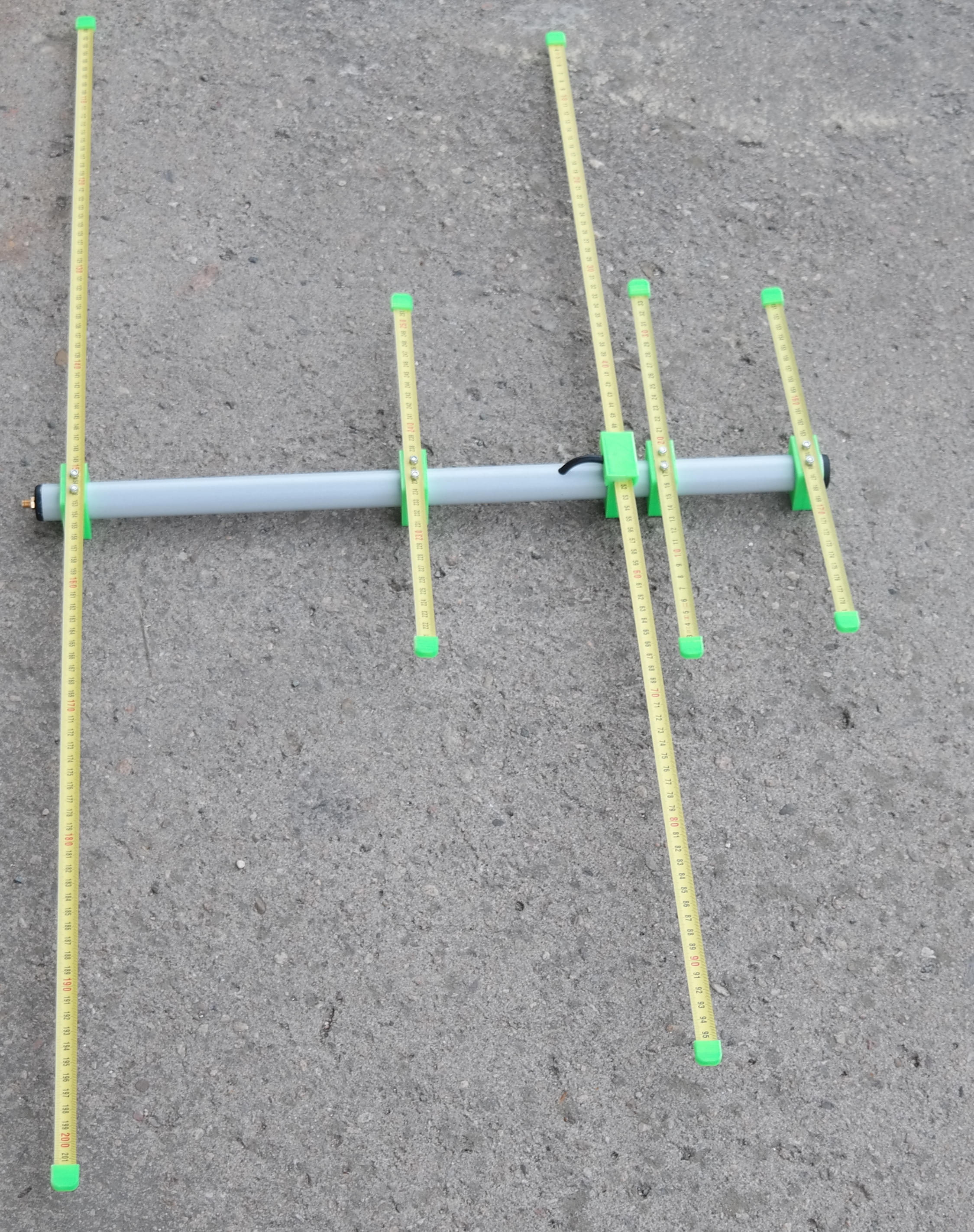 2+3 element 2m (145 MHz) and 70cm (435MHz) duoband ultra portable yagi’