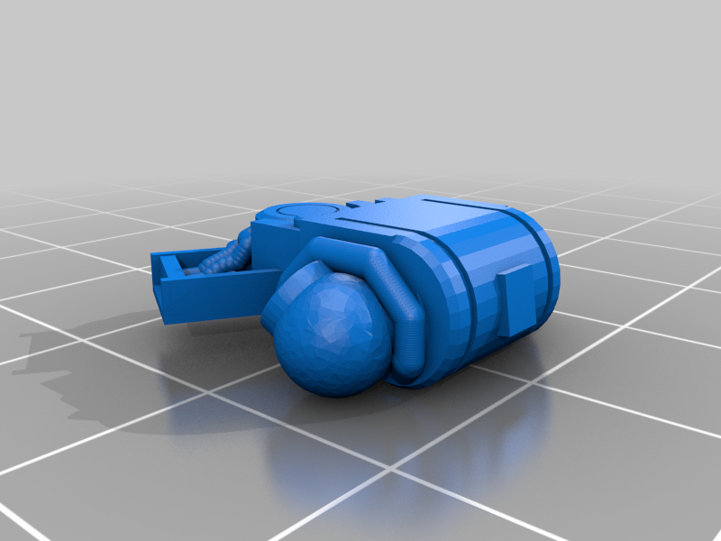 Space Jarhead Devastator Multi melta backpack