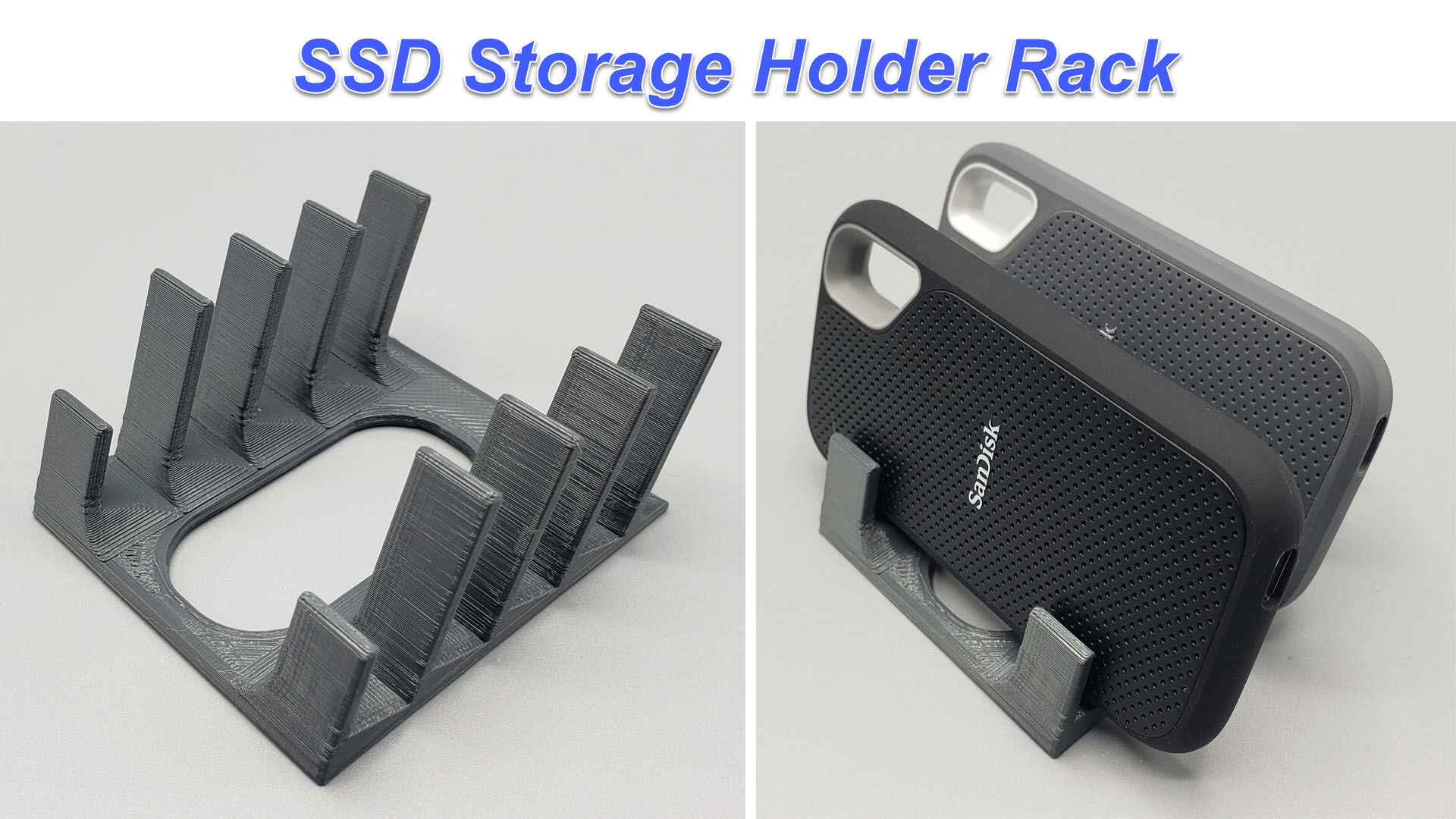 SSD Storage Holder-Rack