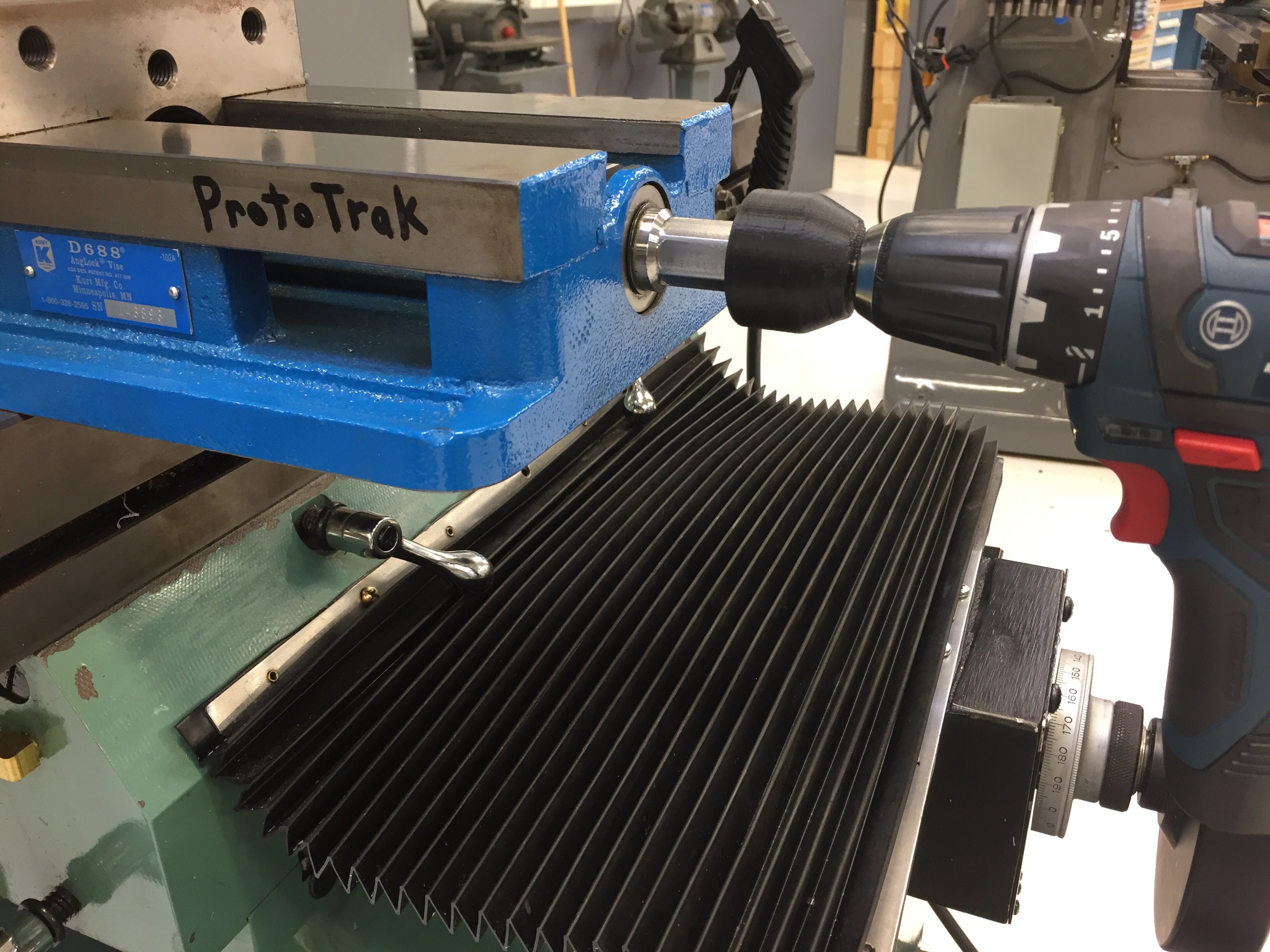 Kurt Vise drill adapter