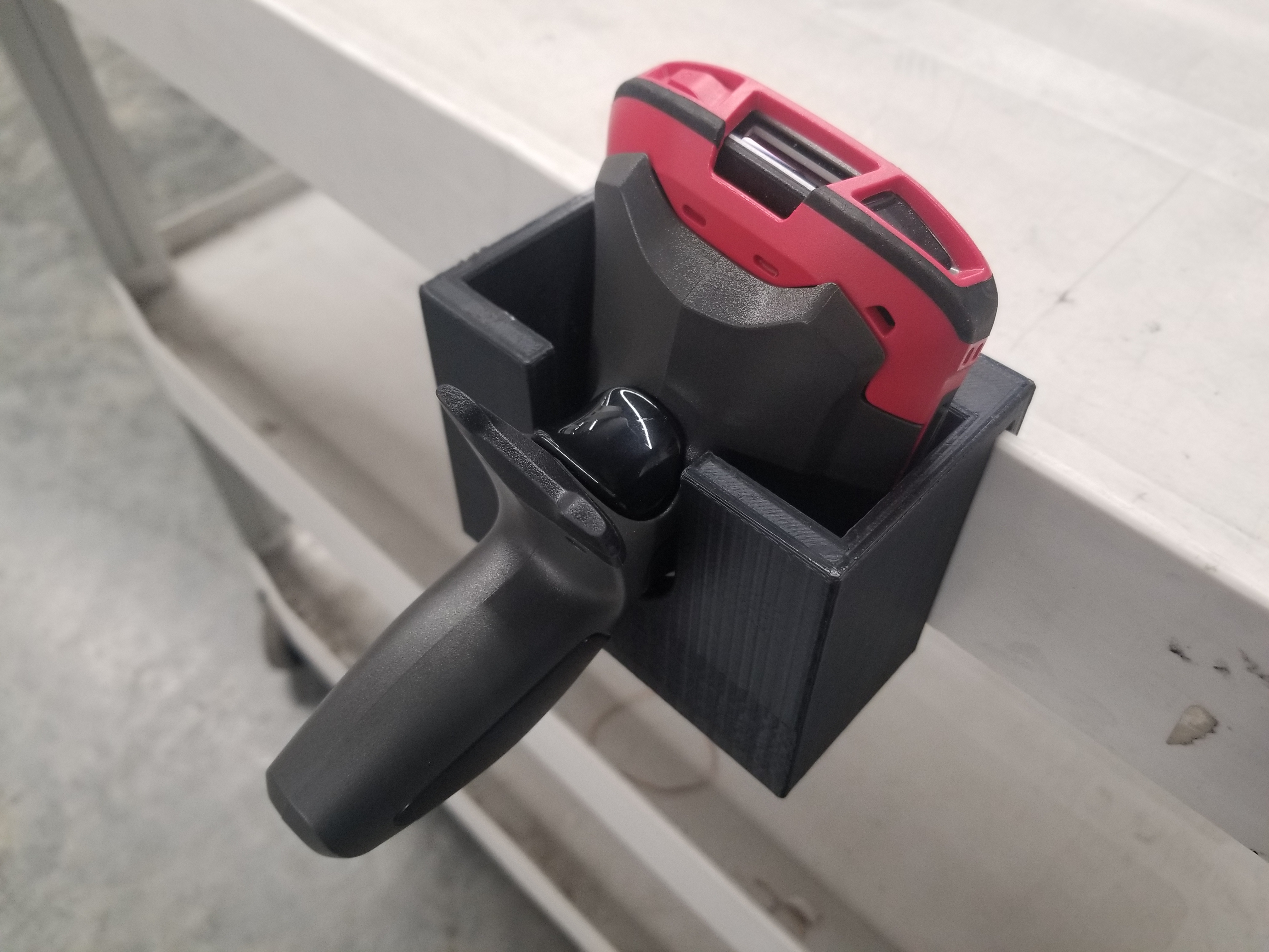 Zebra Barcode Scanner Cart Holder
